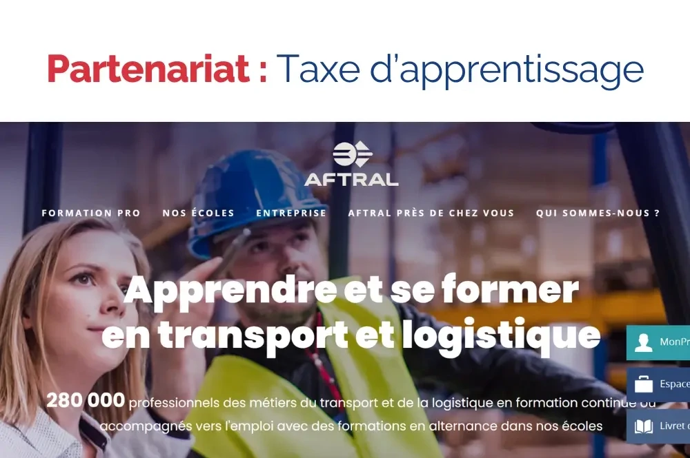 Taxe d’apprentissage : AFTRAL 1er organisme de formation en transport logistique de France